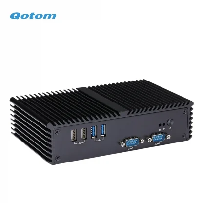 Qotom Mini Industrial Computer with Onboard Celeron 2955U Dual-Core Processor - Affordable Performance at 1.4 GHz Product Image #9128 With The Dimensions of 1000 Width x 1000 Height Pixels. The Product Is Located In The Category Names Computer & Office → Mini PC