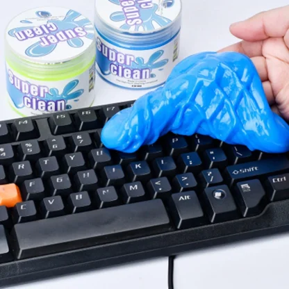 160g Multifunctional Keyboard Cleaning Gel - Soft Rubber for Efficient Dust Removal, Reusable Product Image #2350 With The Dimensions of 800 Width x 800 Height Pixels. The Product Is Located In The Category Names Computer & Office → Device Cleaners