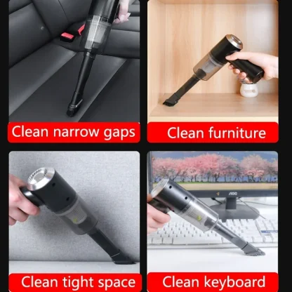 Rechargeable Cordless Keyboard Cleaner - Hand-held Vacuum for Air Dusting, Crumb and Eraser Scrap Removal, Ideal for Computer, Piano, Pet, Laptop, PC Product Image #1327 With The Dimensions of 800 Width x 800 Height Pixels. The Product Is Located In The Category Names Computer & Office → Device Cleaners