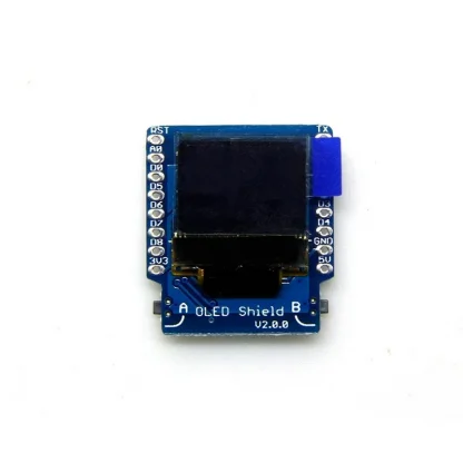 D1 Mini OLED Shield V2.0.0 - 0.66 Inch 64x48 IIC I2C Two Button Development Board Product Image #17147 With The Dimensions of 800 Width x 800 Height Pixels. The Product Is Located In The Category Names Computer & Office → Computer Cables & Connectors