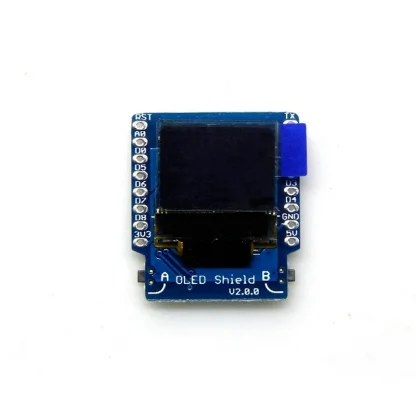 D1 Mini OLED Shield V2.0.0 - 0.66 Inch 64x48 IIC I2C Two Button Development Board Product Image #17148 With The Dimensions of 800 Width x 800 Height Pixels. The Product Is Located In The Category Names Computer & Office → Computer Cables & Connectors