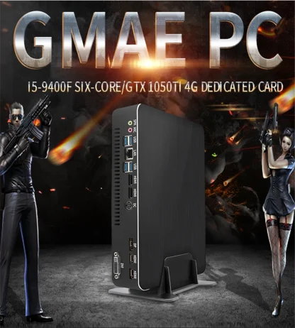 Gaming Mini PC with Intel Core i9-9900T, i7-9700F, i5-9400F, GTX1650 GDDR6 4GB, Win10, M.2 NVMe, HD DP, Type-C, and WiFi Product Image #9992 With The Dimensions of 950 Width x 1056 Height Pixels. The Product Is Located In The Category Names Computer & Office → Mini PC