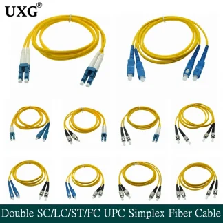 Double SC LC ST FC UPC to LC UPC Simplex Single Mode Fiber Patch Cable - 3.0mm PVC, Various Lengths Product Image #3527 With The Dimensions of  Width x  Height Pixels. The Product Is Located In The Category Names Computer & Office → Mini PC