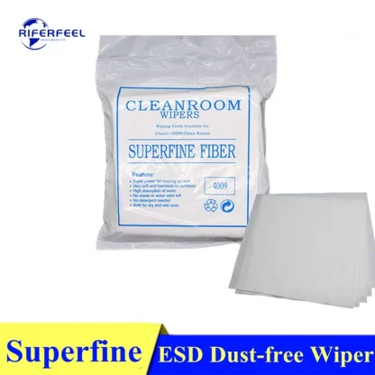 ESD Lint-Free Ultrafine Cleanroom Wiper - 9"X9" Precision Dust-Free Cloth for LCD Screen and Instruments Cleaning Product Image #4004 With The Dimensions of 800 Width x 800 Height Pixels. The Product Is Located In The Category Names Computer & Office → Device Cleaners