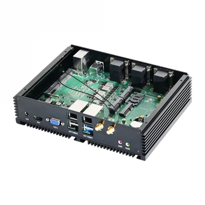 Elevate Your Operations with the Eglobal Industrial Fanless Mini PC - 6 COM, 2 LAN, Windows/Linux, Barebone System. Experience 7/24 Hours Working, 4 USB 2.0, 4 USB 3.0, and WIFI. Upgrade your industrial setup with this high-performance computing solution! Product Image #4921 With The Dimensions of 1000 Width x 1000 Height Pixels. The Product Is Located In The Category Names Computer & Office → Mini PC