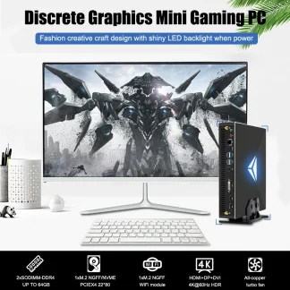Eglobal Gamer Desktop PC - Intel Core i9-10900F, GTX1650, 64GB RAM, M.2 NVMe SSD, Windows 11, HTPC, AC WiFi Product Image #11757 With The Dimensions of  Width x  Height Pixels. The Product Is Located In The Category Names Computer & Office → Mini PC