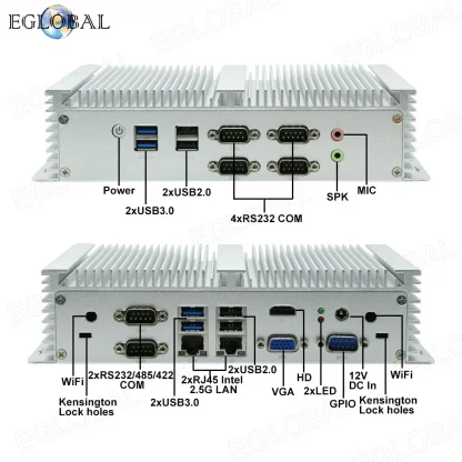 Eglobal Industrial Fanless Mini PC with I5 6300U, I7 10510U, Windows 7/8/10, VPN Router, VGA, HDMI, 4G, WiFi, BT Product Image #1956 With The Dimensions of 1000 Width x 1000 Height Pixels. The Product Is Located In The Category Names Computer & Office → Mini PC