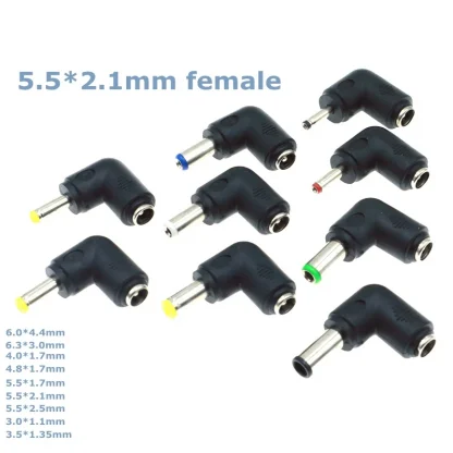 Elbow DC5.5x2.1mm Female to Multiple Male Power Adapter Sizes Product Image #17045 With The Dimensions of 800 Width x 800 Height Pixels. The Product Is Located In The Category Names Computer & Office → Computer Cables & Connectors