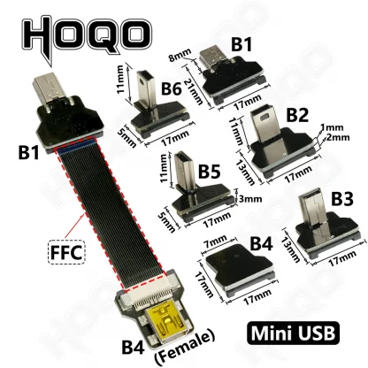 FFC Mini Micro USB Extension Type-C Ribbon Cable - 90 FPV Slim Flat Soft Flexible FPC for Charge, FPV Brushless, Handheld Gimbal, Monitor Product Image #24225 With The Dimensions of 1001 Width x 1001 Height Pixels. The Product Is Located In The Category Names Computer & Office → Computer Cables & Connectors