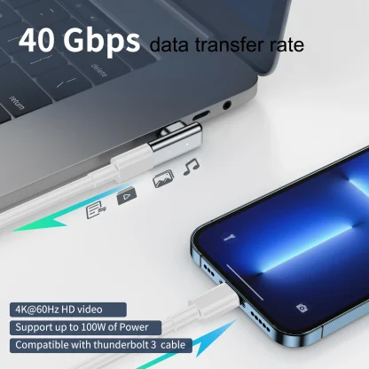 FONKEN PD 100W Magnetic Adapter - Fast Charging USB Type C Magnet Data Converter for MacBook, Samsung, and 24pins Laptop Power Adapter Product Image #24915 With The Dimensions of 1600 Width x 1600 Height Pixels. The Product Is Located In The Category Names Computer & Office → Computer Cables & Connectors