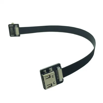 90 Degree UP Angled FPV HDMI-compatible Male to Female FPC Ribbon Extension Cable - 20pin Connector Product Image #7268 With The Dimensions of 1334 Width x 1334 Height Pixels. The Product Is Located In The Category Names Computer & Office → Computer Cables & Connectors