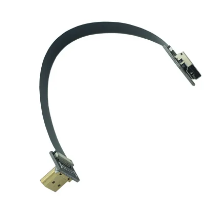 90 Degree UP Angled FPV HDMI-compatible Male to Female FPC Ribbon Extension Cable - 20pin Connector Product Image #7270 With The Dimensions of 1334 Width x 1334 Height Pixels. The Product Is Located In The Category Names Computer & Office → Computer Cables & Connectors