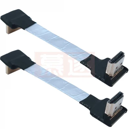 Micro Mini HDTV-Male 90 Degree Connector Flexible Flat Ribbon Cable for FPV Drones, Gopro, DSLRs, and Gimbal Kits Product Image #8679 With The Dimensions of 1000 Width x 1000 Height Pixels. The Product Is Located In The Category Names Computer & Office → Computer Cables & Connectors