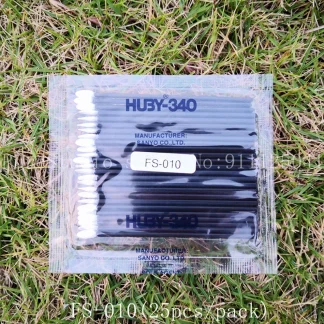 FS-010 Single Head Antistatic Cotton Swab - 25pcs/pack with Sanyo Huby-340 Plastic Rod and Flat Head, High-Quality and Useful. Product Image #17837 With The Dimensions of  Width x  Height Pixels. The Product Is Located In The Category Names Computer & Office → Device Cleaners