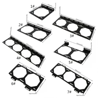 240 Radiator Mounting Bracket for External Computer Case - Fan Holder for 12/14CM Fans, Heatsink Gadget Accessories Product Image #19915 With The Dimensions of  Width x  Height Pixels. The Product Is Located In The Category Names Computer & Office → Computer Cables & Connectors