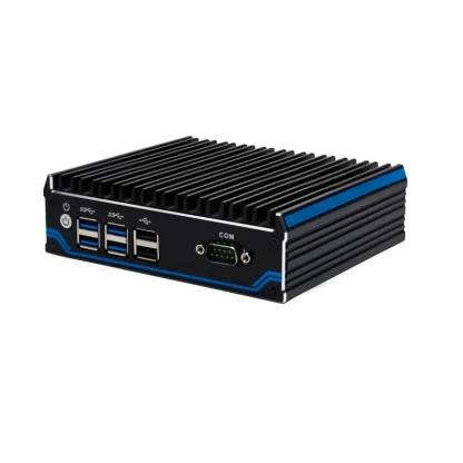 Fanless Dual LAN Mini PC - Intel Quad Core J4125 CPU, 2.0GHz to 2.7GHz, Windows 10/Linux OS, Embedded with Two DP Ports Product Image #11960 With The Dimensions of 800 Width x 800 Height Pixels. The Product Is Located In The Category Names Computer & Office → Mini PC