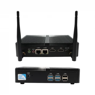Silent Powerhouse: Fanless Intel NUC Mini PC, Celeron N3150, Pentium N3700, Dual HD, Dual LAN, Barebone Desktop. Ideal for Office, Micro HTPC, WiFi, Windows 10. Product Image #11117 With The Dimensions of  Width x  Height Pixels. The Product Is Located In The Category Names Computer & Office → Device Cleaners