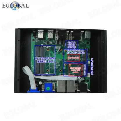 Fanless Mini PC with Haswell 22nm CPU, Intel Core I7-4578U, 2 X RJ45, Intel 2.5G LAN, Windows 10, Linux – Embedded IoT Industrial Computer Product Image #3147 With The Dimensions of 1000 Width x 1000 Height Pixels. The Product Is Located In The Category Names Computer & Office → Mini PC