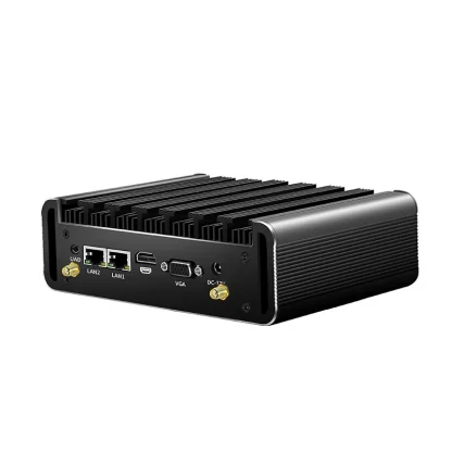 Fanless Mini PC with Intel Core i7-5500U/i5-5200U/i3-5005U, Dual Ethernet, 2x RS232, HDMI/VGA Video Output, WiFi - Windows/Linux OS Support Product Image #1227 With The Dimensions of 800 Width x 800 Height Pixels. The Product Is Located In The Category Names Computer & Office → Mini PC