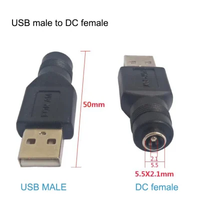 Powerful DIY Solution: Female Jack to USB 2.0 Male Plug Adapter - Versatile 5V DC Power Connector for Laptops, PCs, and Custom Projects. Enjoy ✓Free Shipping Worldwide! ✓Limited Time Sale ✓Easy Return. Product Image #11562 With The Dimensions of 850 Width x 850 Height Pixels. The Product Is Located In The Category Names Computer & Office → Computer Cables & Connectors