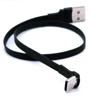 Flexible Charging Solution: 90-Degree Flat Elbow USB-C Type C Cable for Android Phones Product Image #6711 With The Dimensions of  Width x  Height Pixels. The Product Is Located In The Category Names Computer & Office → Device Cleaners