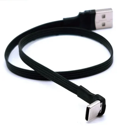 Flexible Charging Solution: 90-Degree Flat Elbow USB-C Type C Cable for Android Phones Product Image #6711 With The Dimensions of 800 Width x 800 Height Pixels. The Product Is Located In The Category Names Computer & Office → Computer Cables & Connectors