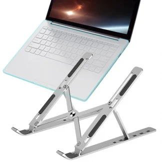Adjustable Foldable Laptop Stand - Portable Holder for Notebook, Tablet, and Computer Desktop; Laptop Accessories Product Image #13154 With The Dimensions of  Width x  Height Pixels. The Product Is Located In The Category Names Automobiles & Motorcycles → Interior Accessories → Mounts & Holder → Laptop Stand