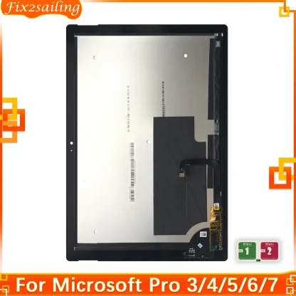 LCD Display Touch Screen Assembly Replacement for Microsoft Surface Pro 3/4/5/6/7 - No Board Included. Product Image #7912 With The Dimensions of 1200 Width x 1200 Height Pixels. The Product Is Located In The Category Names Computer & Office → Tablet Parts → Tablet LCDs & Panels
