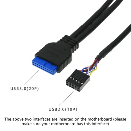 Front Panel USB3.0, HD Audio Jack Ports, I/O Board with Internal Wire Product Image #6028 With The Dimensions of 800 Width x 800 Height Pixels. The Product Is Located In The Category Names Computer & Office → Computer Cables & Connectors