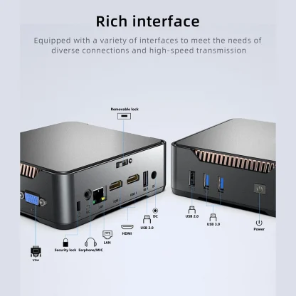 GK3V Pro Intel N100 Mini PC with Intel N5105/N5095, Windows 11, DDR4 8GB, 256GB SSD, WiFi, BT – Powerful Gamer Desktop Product Image #582 With The Dimensions of 1000 Width x 1000 Height Pixels. The Product Is Located In The Category Names Computer & Office → Mini PC