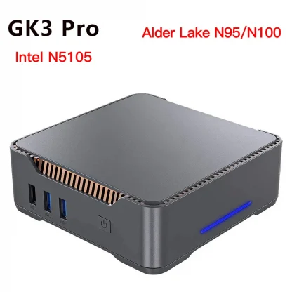 GK3V Pro Intel N100 Mini PC with Intel N5105/N5095, Windows 11, DDR4 8GB, 256GB SSD, WiFi, BT – Powerful Gamer Desktop Product Image #577 With The Dimensions of 1000 Width x 1000 Height Pixels. The Product Is Located In The Category Names Computer & Office → Mini PC