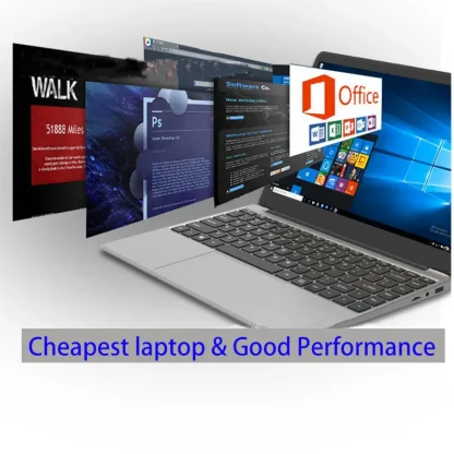 14-inch Slim School Laptop with 4GB RAM, 64GB + M.2 SSD, Windows 10 - GMOLO 2023 Product Image #27424 With The Dimensions of 800 Width x 800 Height Pixels. The Product Is Located In The Category Names Computer & Office → Laptops