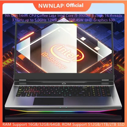 17.3 Inch Gaming Laptop PC - Core i9, 64GB RAM, 2TB HDD, GTX1050Ti/1650 RTX3060 8GB Discrete Graphics Card. Product Image #16462 With The Dimensions of 800 Width x 800 Height Pixels. The Product Is Located In The Category Names Computer & Office → Laptops