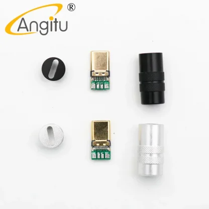 Gold-Plated Type-C Metal Connector Shell for Android Charging Adapter - Silver & Black Metal Plug for DIY Keyboard Cable Product Image #21205 With The Dimensions of 800 Width x 800 Height Pixels. The Product Is Located In The Category Names Computer & Office → Computer Cables & Connectors