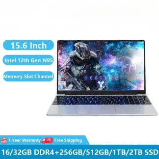 15.6" Greatium Gaming Laptop with Intel 12th Gen N95, 16GB DDR4, 1TB M.2, Windows 11, WiFi, HDMI, USB - Ideal for Office, School, and Entertainment. Product Image #26945 With The Dimensions of  Width x  Height Pixels. The Product Is Located In The Category Names Computer & Office → Laptops