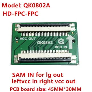 30-pin HD LVDS Cable Adapter Board for LG, SAM Turn with Left and Right Replacement Connectors Product Image #259 With The Dimensions of  Width x  Height Pixels. The Product Is Located In The Category Names Consumer Electronics → Accessories & Parts → Digital Cables → HDMI Cables