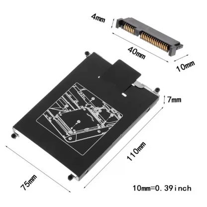 HDD Caddy Adapter for HP 820 G1 G2 - Hard Drive Disk Interface Bracket with SSD Cable Connector and Screws Product Image #19616 With The Dimensions of 800 Width x 800 Height Pixels. The Product Is Located In The Category Names Computer & Office → Computer Cables & Connectors