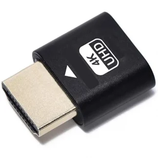 4K HDMI Dummy Plug Virtual Display Headless Ghost Emulator Adapter for Bitcoin Mining Product Image #8114 With The Dimensions of  Width x  Height Pixels. The Product Is Located In The Category Names Computer & Office → Computer Cables & Connectors