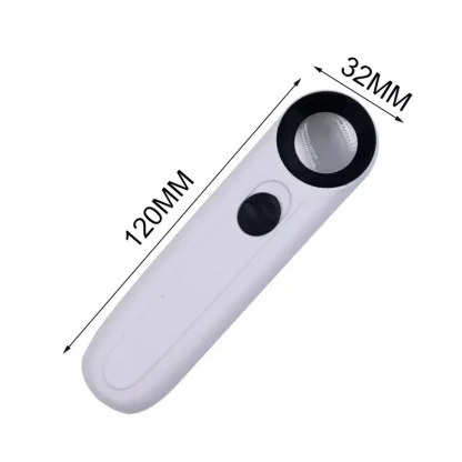 Handheld 40x Magnifier with LED Lights - Acrylic Lens Glass Loupe Loop Product Image #11537 With The Dimensions of 800 Width x 800 Height Pixels. The Product Is Located In The Category Names Computer & Office → Device Cleaners