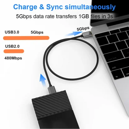 USB to Micro B Data Transfer and Charger Cable for WD, Seagate, Samsung HDD - USB 3.0 Product Image #13662 With The Dimensions of 1000 Width x 1000 Height Pixels. The Product Is Located In The Category Names Computer & Office → Computer Cables & Connectors