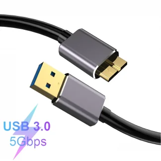 USB to Micro B Data Transfer and Charger Cable for WD, Seagate, Samsung HDD - USB 3.0 Product Image #13660 With The Dimensions of  Width x  Height Pixels. The Product Is Located In The Category Names Computer & Office → Computer Cables & Connectors