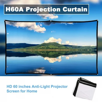 High Brightness 16:9 Fabric Cloth Projector Screen – Available in 60, 100, and 130 Inch Sizes for Epson, BenQ, Home Beamer Product Image #14442 With The Dimensions of 1001 Width x 1001 Height Pixels. The Product Is Located In The Category Names Computer & Office → Device Cleaners