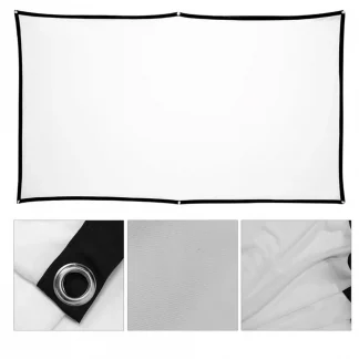 High Brightness 16:9 Fabric Cloth Projector Screen – Available in 60, 100, and 130 Inch Sizes for Epson, BenQ, Home Beamer Product Image #14440 With The Dimensions of  Width x  Height Pixels. The Product Is Located In The Category Names Computer & Office → Device Cleaners