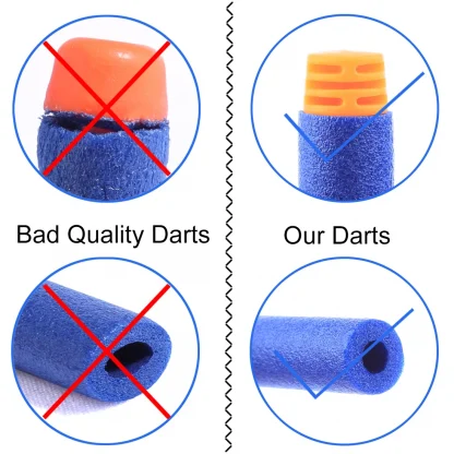 100Pcs High Buffered Soft Bullet Darts - Orange Head + Dark Blue Sponge Product Image #29083 With The Dimensions of 1100 Width x 1100 Height Pixels. The Product Is Located In The Category Names Sports & Entertainment → Shooting → Paintballs
