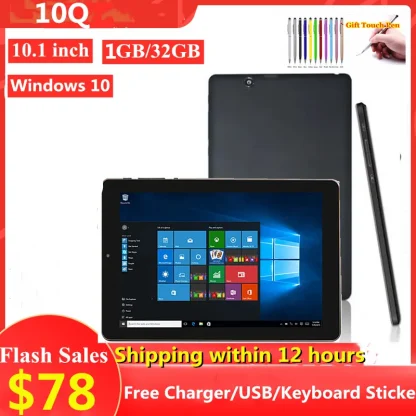 10.1-inch Windows 10 Tablet with 1GB RAM, 32GB Storage, Dual Camera, Quad Core, HDMI-Compatible, and 1280 x 800 IPS Display Product Image #22475 With The Dimensions of 800 Width x 800 Height Pixels. The Product Is Located In The Category Names Computer & Office → Tablets