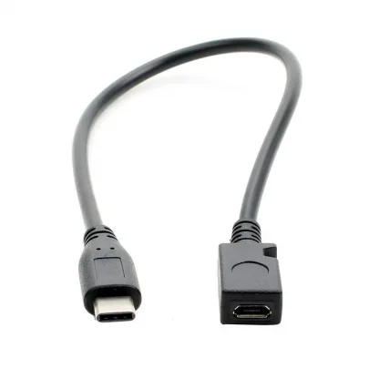 USB Type-C to Micro USB OTG Adapter Cable - 30cm Length, Hot Sale Product Image #11166 With The Dimensions of 750 Width x 750 Height Pixels. The Product Is Located In The Category Names Computer & Office → Computer Cables & Connectors