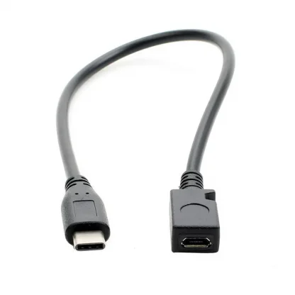 USB Type-C to Micro USB OTG Adapter Cable - 30cm Length, Hot Sale Product Image #11169 With The Dimensions of 750 Width x 750 Height Pixels. The Product Is Located In The Category Names Computer & Office → Computer Cables & Connectors