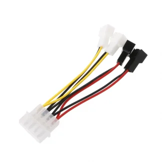 Enhance Cooling Efficiency: IDE Molex to 4x 3-Pin TX3 Fan Adapter Cable Product Image #11523 With The Dimensions of  Width x  Height Pixels. The Product Is Located In The Category Names Computer & Office → Device Cleaners
