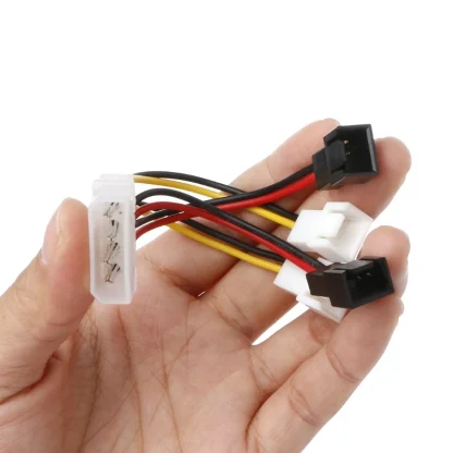 Enhance Cooling Efficiency: IDE Molex to 4x 3-Pin TX3 Fan Adapter Cable Product Image #11529 With The Dimensions of 800 Width x 800 Height Pixels. The Product Is Located In The Category Names Computer & Office → Computer Cables & Connectors