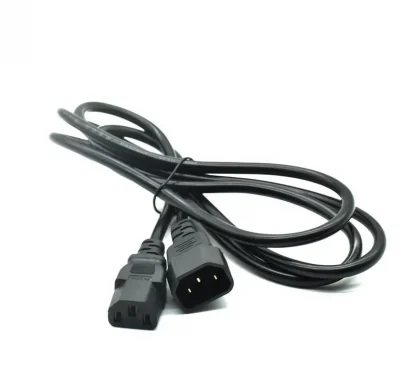 IEC C14 C13 Extension Cord - 0.2m to 5m Power Extension Cable for PC, Computer Monitor, DMX, DJ Stage Light Product Image #8978 With The Dimensions of 800 Width x 728 Height Pixels. The Product Is Located In The Category Names Computer & Office → Computer Cables & Connectors